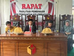 Usai Penetapan Ketua, Bawaslu Konawe Langsung Gelar Rapat Koordinasi