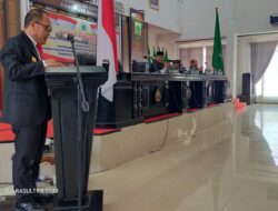 Hadiri Rapat Paripurna, PJ Bupati Konawe Sampaikan Program Kerja 100 Hari, Ini Fokusnya