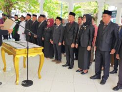 Begini Pesan Moral Sekda Konawe Usai Melantik Puluhan Pejabat