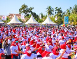 DPD Gerindra Sultra Sukses Gelar Zumba Massal di Konawe