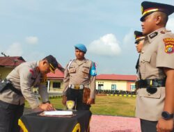 Kasat Lantas dan Kapolsek Sampara Berganti