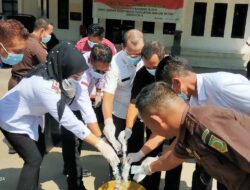 Kejari Konawe Musnahkan Barang Bukti 816 Gram Sabu-Sabu Hasil Kejahatan