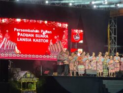 Kastor Rayakan Natal di Tugu Persatuan Kota Kendari, Begini Pesan Anton Timbang Selaku Dewan Pembina