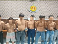 Gelar Patroli Gabungan, Polres Konawe Amankan Tujuh Remaja Pemilik Sajam