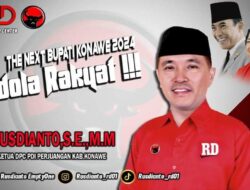 PDI Perjuangan Berjaya di Kota Padi Rusdianto Mantapkan Diri Maju Pilkada Konawe
