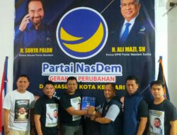Tim LO Gemoy Yudhianto Mahardika Ambil Formulir Pendaftaran di Partai Nasdem Kendari
