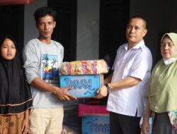 Kunjungi Korban Bencana Kebakaran, Rusdianto Berikan Bantuan Sembako dan Material Bangunan