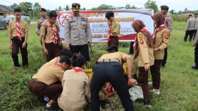Polres Konawe Gelar Penanaman Pohon