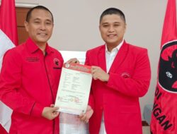 SAH, Rusdianto – Fachry Terima SK B-Persetujuan KWK Dari DPP PDI Perjuangan
