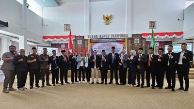 DPRD Konawe Gelar Paripurna Pengesahan dan Pengangkatan Calon Bupati dan Wakil Bupati Terpilih
