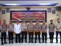 Tim Puslitbang Polri Penelitian di Polres Konawe
