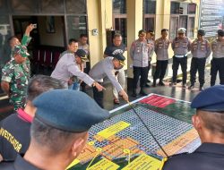 Siapkan Pengamanan Terpadu, Kapolres Konawe Terima Personel BKO Polda Sultra