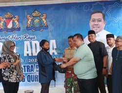 KADIN Sultra Salurkan 500 Kg Daging Kurban untuk Warga Kurang Mampu