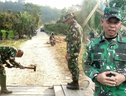 TMMD 2025 di Konawe: Enam Jembatan Rusak di Asinua Akhirnya Diperbaiki, Akses Desa Terbuka