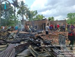 Diduga Karena Korsleting Listrik, Dua Rumah di Kabupaten Konawe Ludes Terbakar