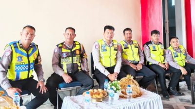 Satlantas Polres Konawe Amankan Jalan Sehat Dies Natalis ke-3 AKKes