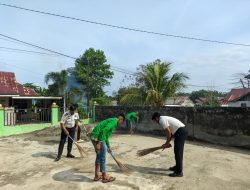 Rutan Unaaha Gelar Bakti Sosial Bersihkan Masjid Jelang Ramadhan