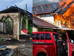 Diduga Korsleting Listrik, Dua Rumah di Kolaka Utara Ludes Terbakar