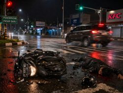 Diduga Tabrak Lari di Perempatan Pasar Baru Kendari, Pengendara Motor Tewas