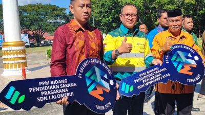 Momentum Hardiknas, PT SCM Serahkan Fasilitas Sekolah dan Perkuat Program Pendidikan di Routa