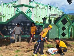 HUT Bhayangkara ke-80, Polres Konawe Utara Gelar Bakti Religi di Masjid dan Gereja