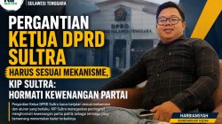 KIP Sultra Minta Proses Pergantian Ketua DPRD Dihormati, Tegaskan Kewenangan Partai