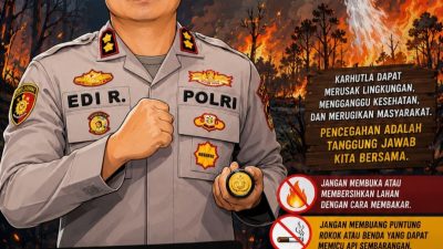 Polres Konawe Ajak Masyarakat Cegah Karhutla, Jangan Bakar Hutan dan Lahan
